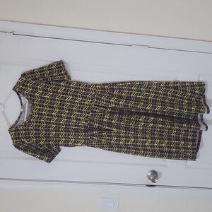 Green/Blue Lularoe Amelia Dress Large